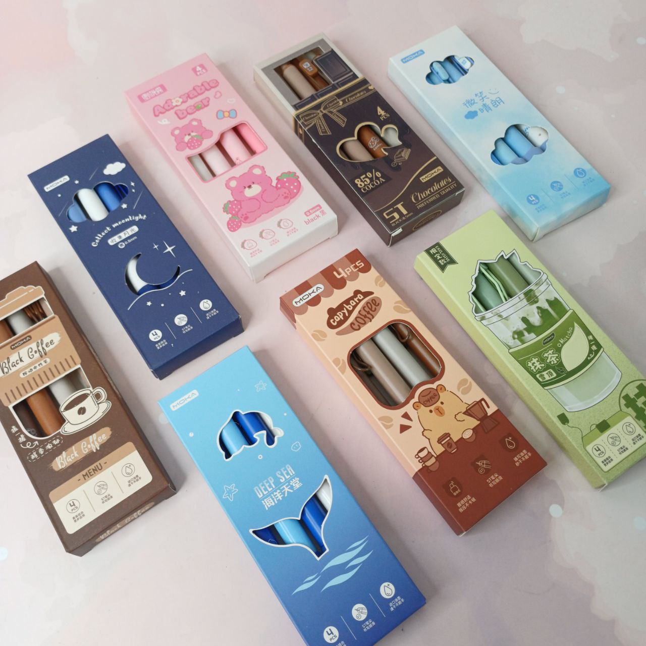 پک ۴ عددی روانویس موکا