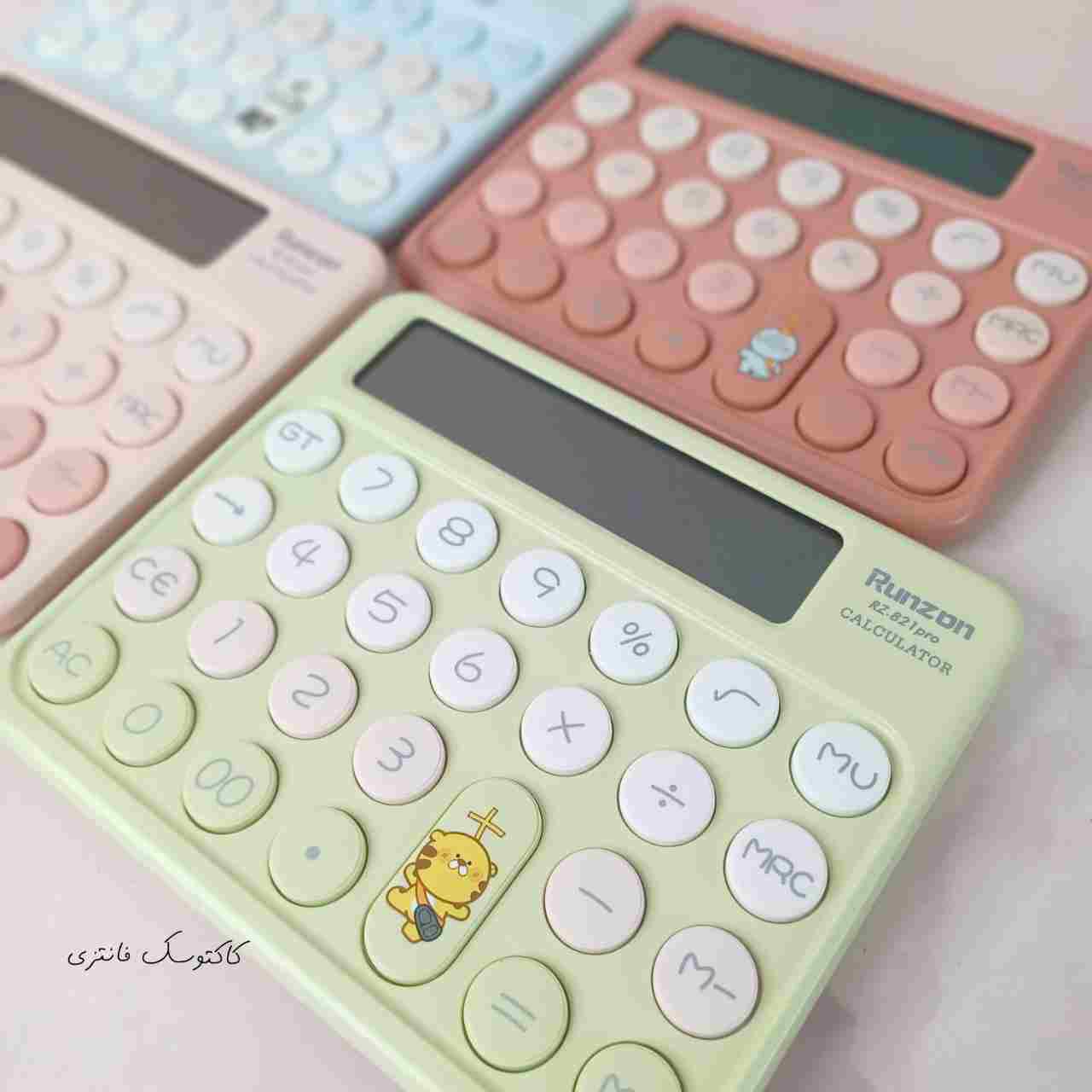ماشین حساب پاستلی طرح حیوانات