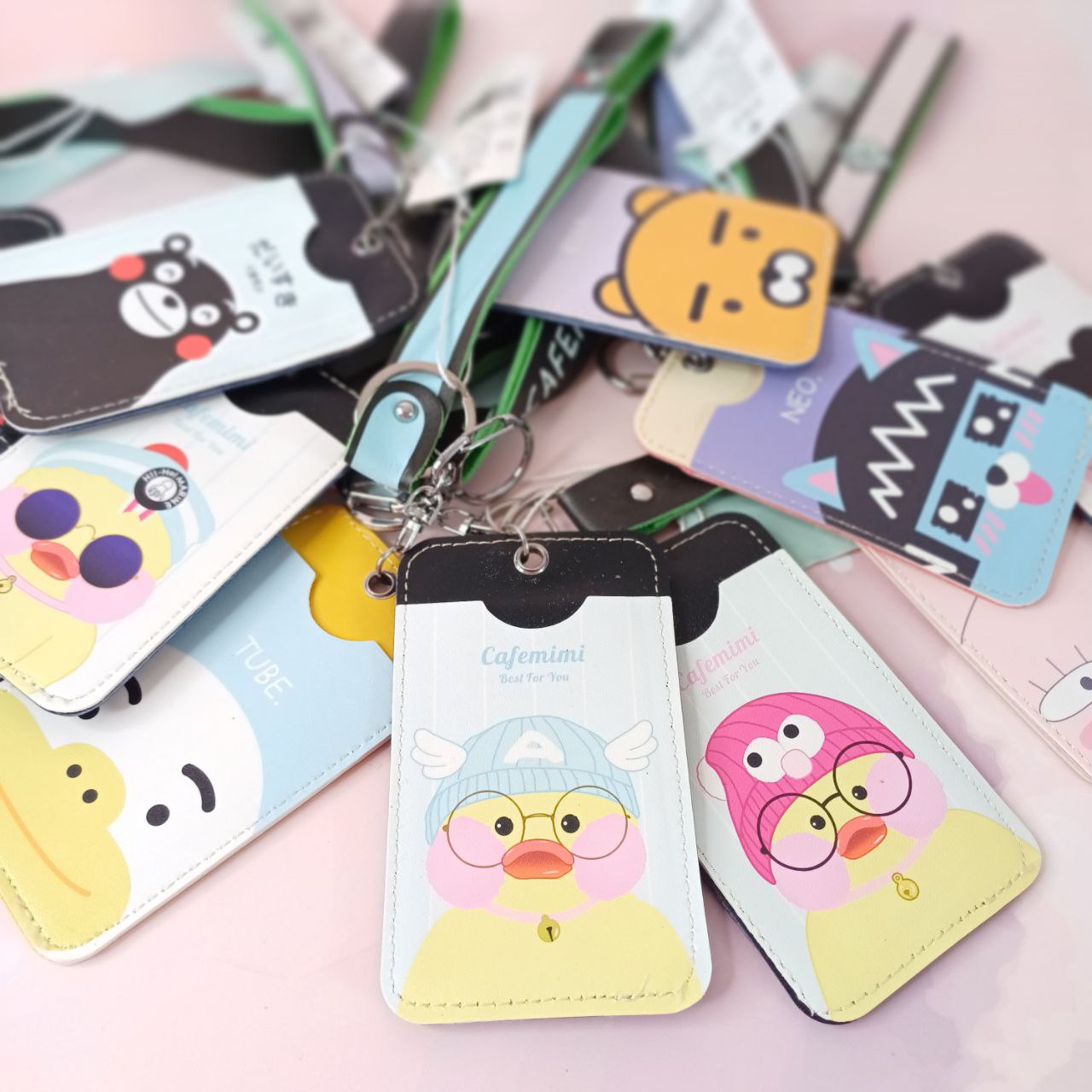 آویز کارت و کلید چرمی