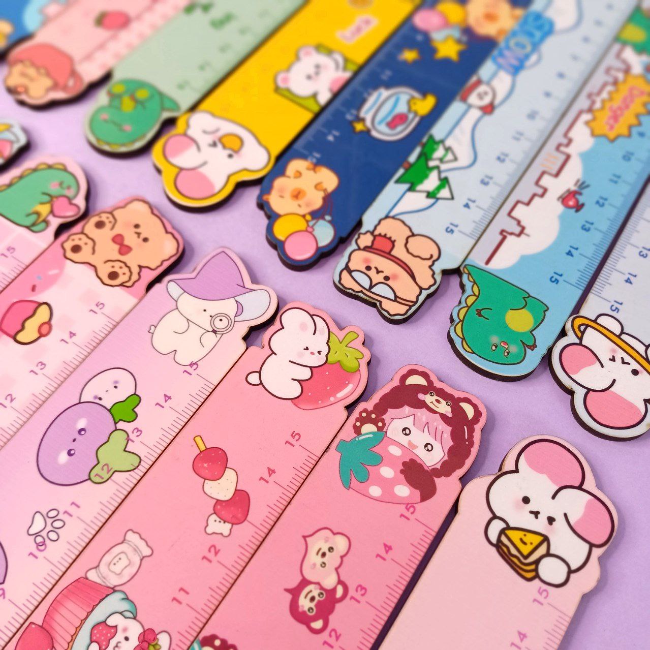 خطکش چوبی فانتزی