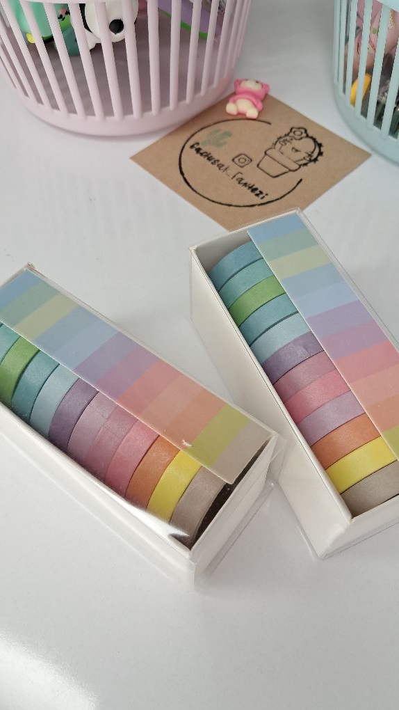 پک چسب واشی رنگین کمان