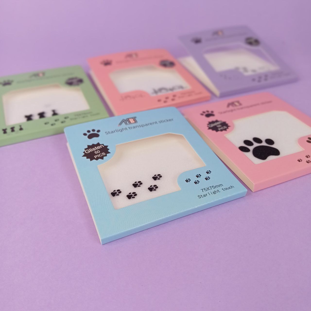 استیک نوت شفاف شایندار گربه ای